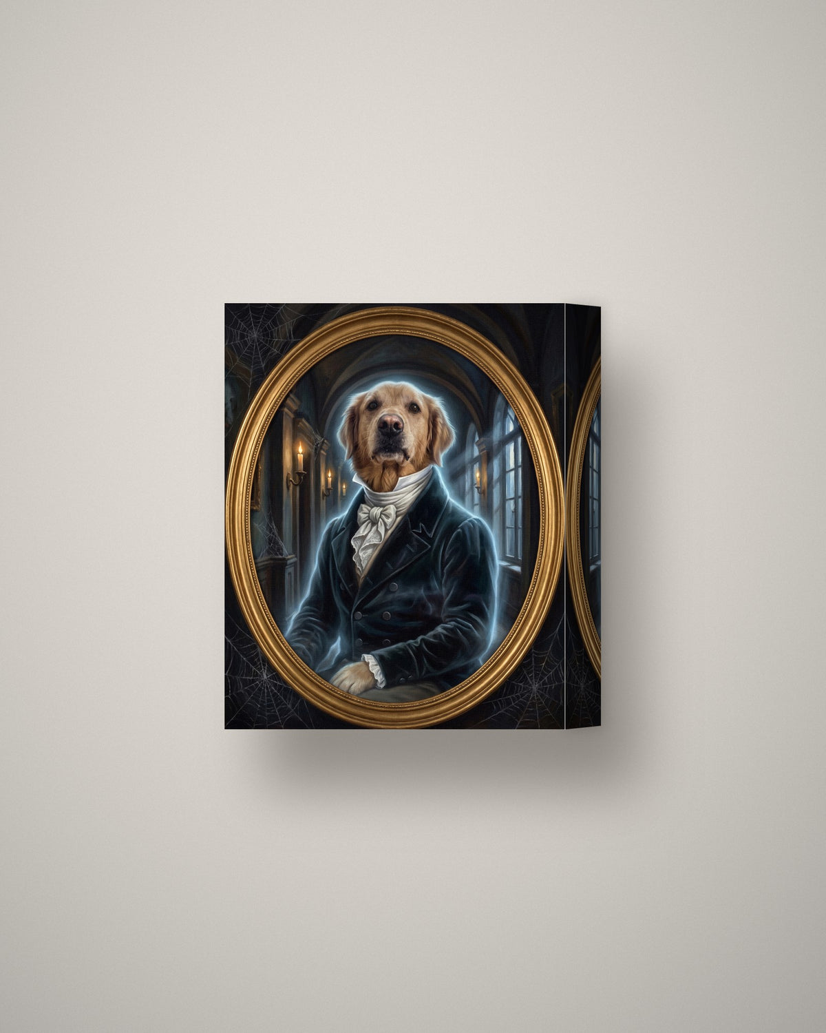 Format example: Canvas 8 x 10 in (20 x 25 cm), mirrored edges