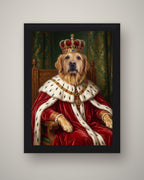 Format example: A4 framed in black, full A4 portrait, no mount
