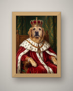 Format example: A4 framed in oak-effect, full A4 portrait, no mount