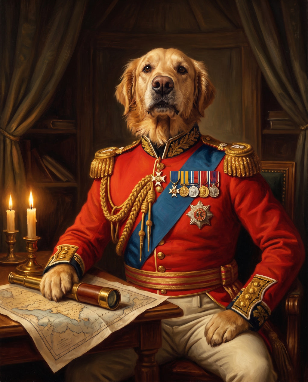 The General pet portrait sample