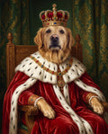 The King pet portrait sample