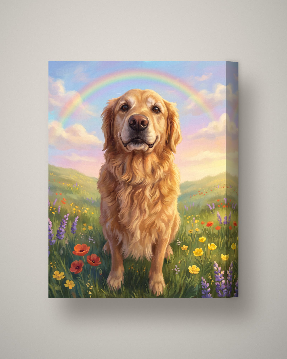 Format example: Canvas 12 x 16 in (30 x 40 cm), mirrored edges