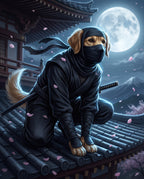 Ninja pet portrait sample