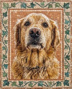 Mosaic pet portrait sample