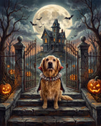 Haunted Mansion pet portrait sample