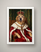 Format example: A4 framed in white, full A4 portrait, no mount