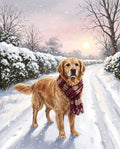 Winter Walk pet portrait sample